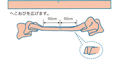 抱っこやおんぶができるへこおびの使いかた 北極しろくま堂