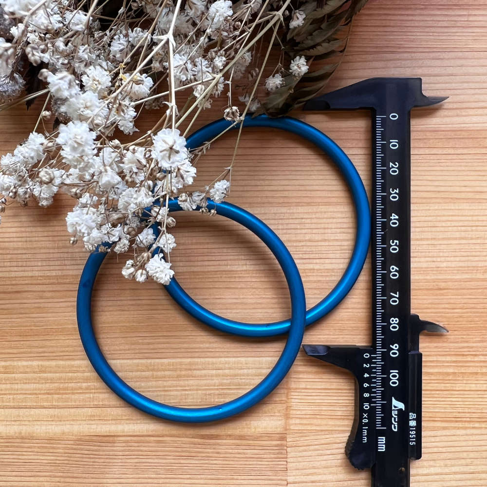 SlingRings ラージ・アルミニウム・リング / ブルー – 北極しろくま堂