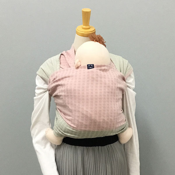 北極しろくま堂　へこおび ダイヤモンド織 Hishi　もも×オリーブ（厚手） へこおび ダイヤモンド織 Hishi もも×オリーブ（厚手） – 北極しろくま堂