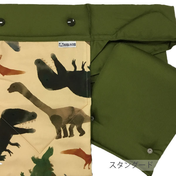 おんぶひも スタンダード／モスグリーン／恐竜 (限定品) – 北極しろくま堂