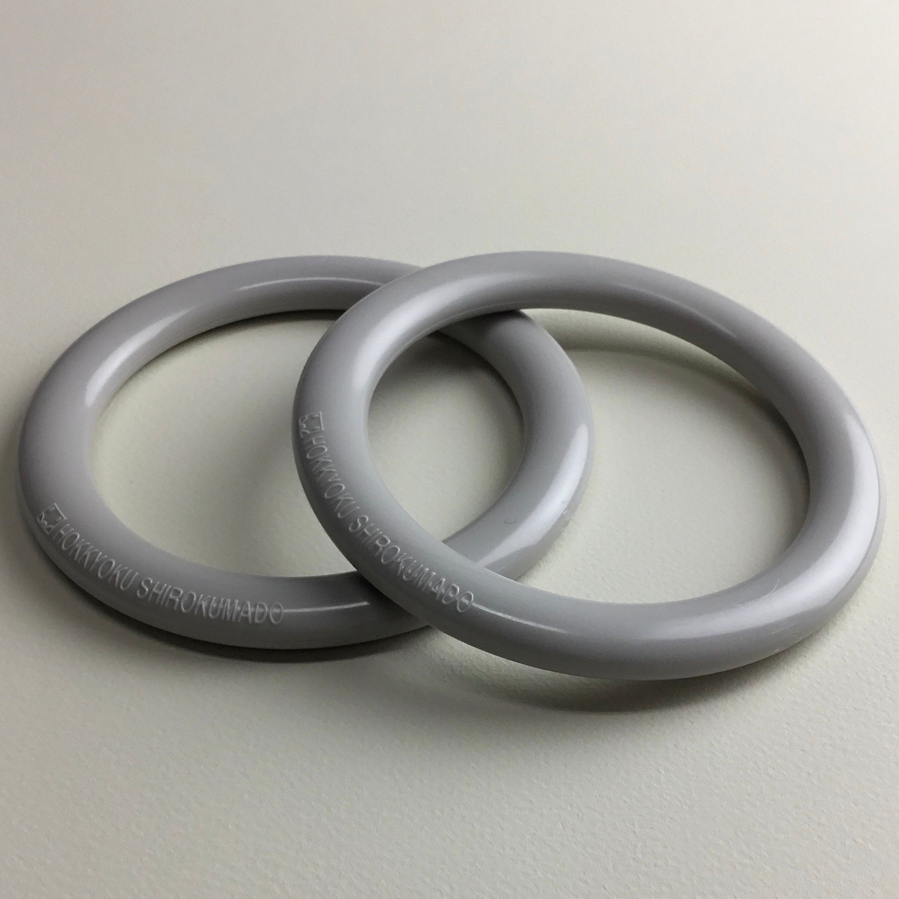 北極しろくま堂の安全なスリング・リング（楕円ラージグレー）